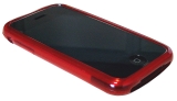System-S Silikon Skin Hlle Cover fr Apple iPhone 3GS in rot