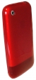 System-S Custodia Skin in silicone rosso per Apple iPhone 3GS
