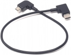 Micro USB auf 3.1 Typ C gewinkelt Kabel 30cm