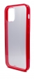 Schutzhlle aus Silikon in Rot Transparent Hlle kompatibel mit iPhone 12