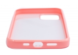 Schutzhlle aus Silikon in Pink Transparent Hlle kompatibel mit iPhone 12 Pro