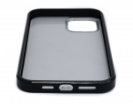 Schutzhlle aus Silikon in Schwarz Transparent Hlle kompatibel mit iPhone 12 Pro Max