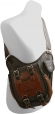 System-S Schulter Tasche mit 7 Fchern Umhngetasche 40 cm, Schwarz
