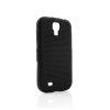 System-S 2 in 1 Slikonhlle & Kunststoff Protector Case Cover Skin in Schwarz fr Samsung Galaxy S4 i9500