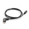 System-S USB 3.1 Type C (male) Winkelsteckcer 90 gewinkelt zu USB 2.0 Micro B (male) Adapter Kabel Verlngerung 100 cm
