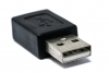 USB 2.0 Adapter Typ A Stecker zu Mini Buchse Kabel in Schwarz